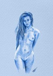 Nude in Blue  thumb