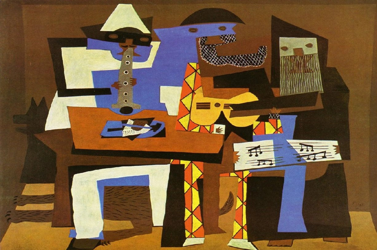 Painting of the Month - Three Musicians (1921) by Pablo Picasso