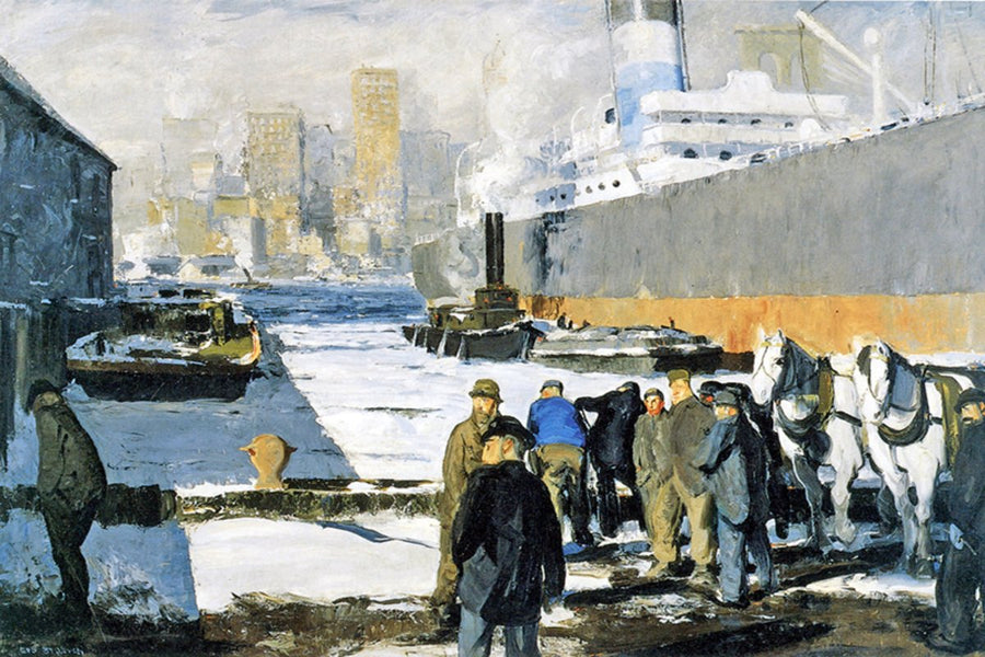 Painting of the Month - Men of the Docks (1912)