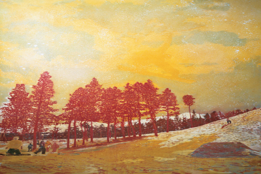 Painting of the Month - Orange Sunshine (1995)