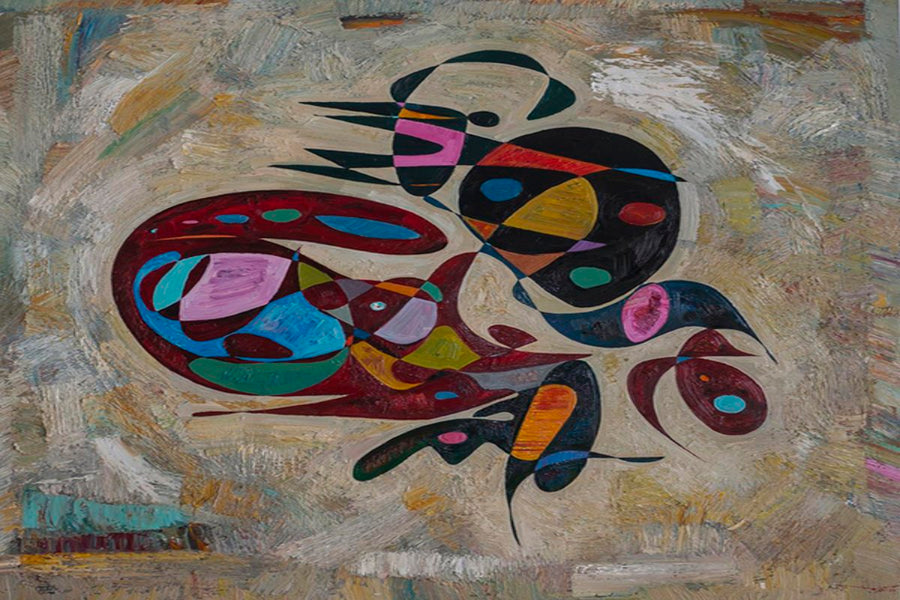 Painting of the Month - Flying Man (2017)