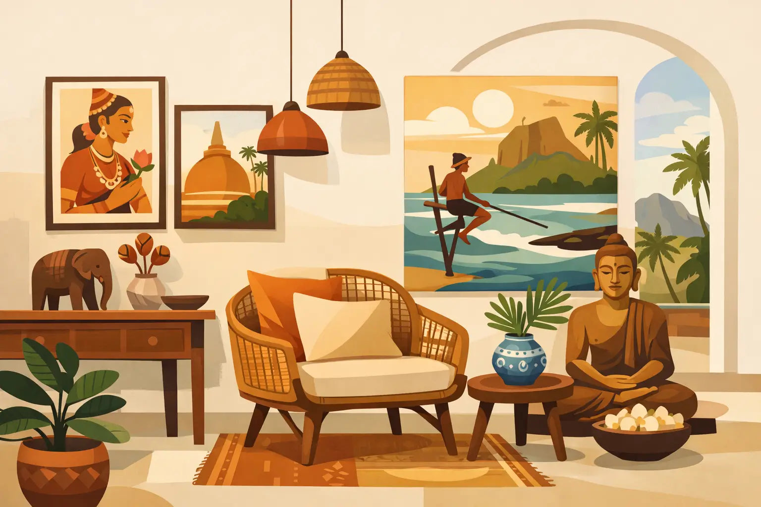 Sri Lankan Art for Interior Design That Feels Personal