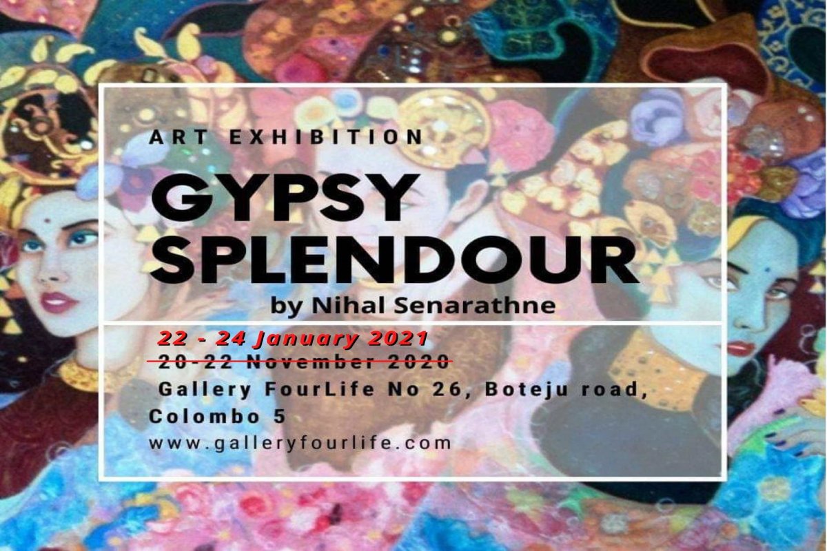 Art News: "Gypsy Splendour" art exhibition by Nihal Senaratne