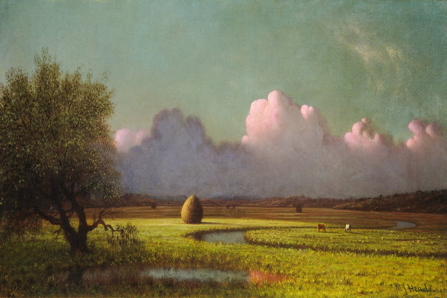 Painting of the Month - Sunlight and Shadow: The Newbury Marshes (1871)