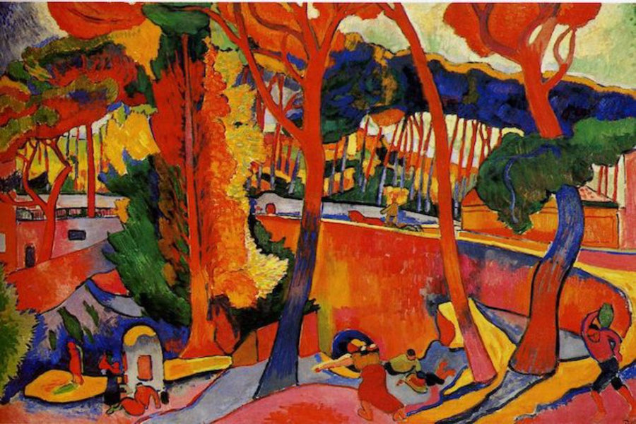 Painting of the Month -  'L'Estaque' by André Derain (1906)