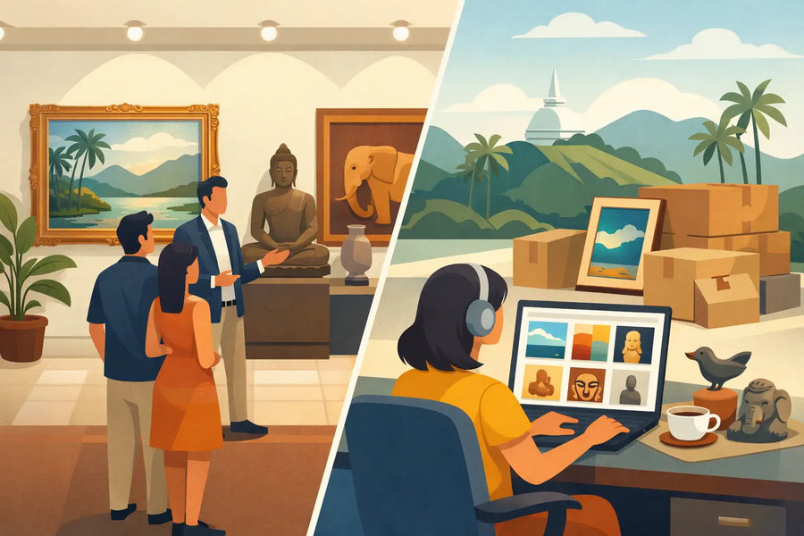 Curated Gallery Versus Marketplace Art Compared