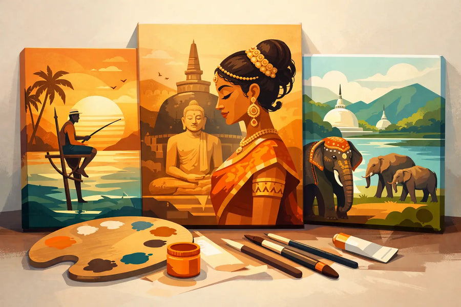Original Sri Lankan Canvas Paintings That Stay With You
