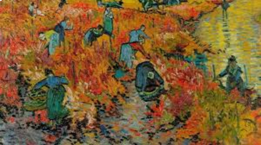 Painting of the Month - The Red Vineyard (1888 )