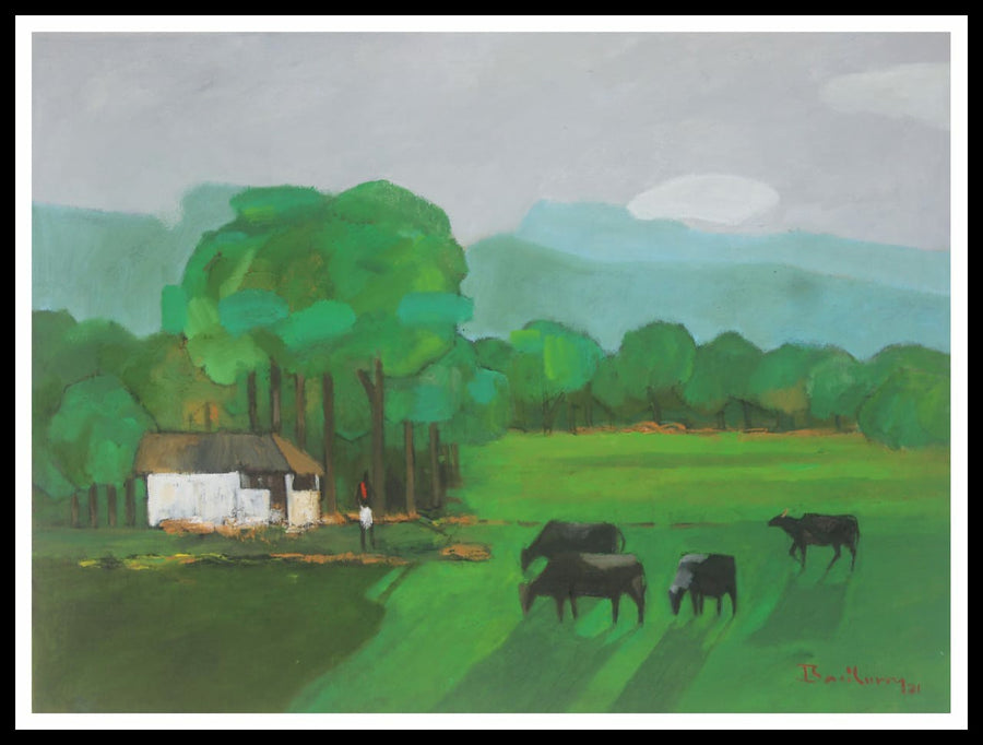 Painting of the Month - The Village – Simple Lives (2023)