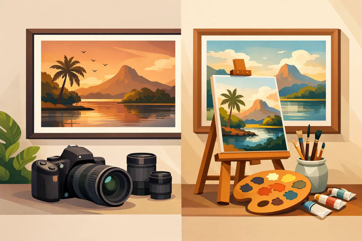 Photography Versus Landscape Paintings for Your Home