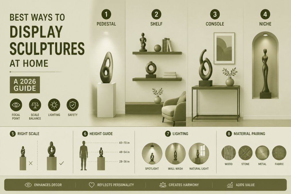 Best Ways to Display Sculptures at Home: A 2026 Guide