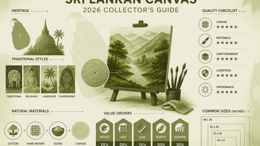 Buy Hand-Painted Sri Lankan Canvas: 2026 Collector's Guide