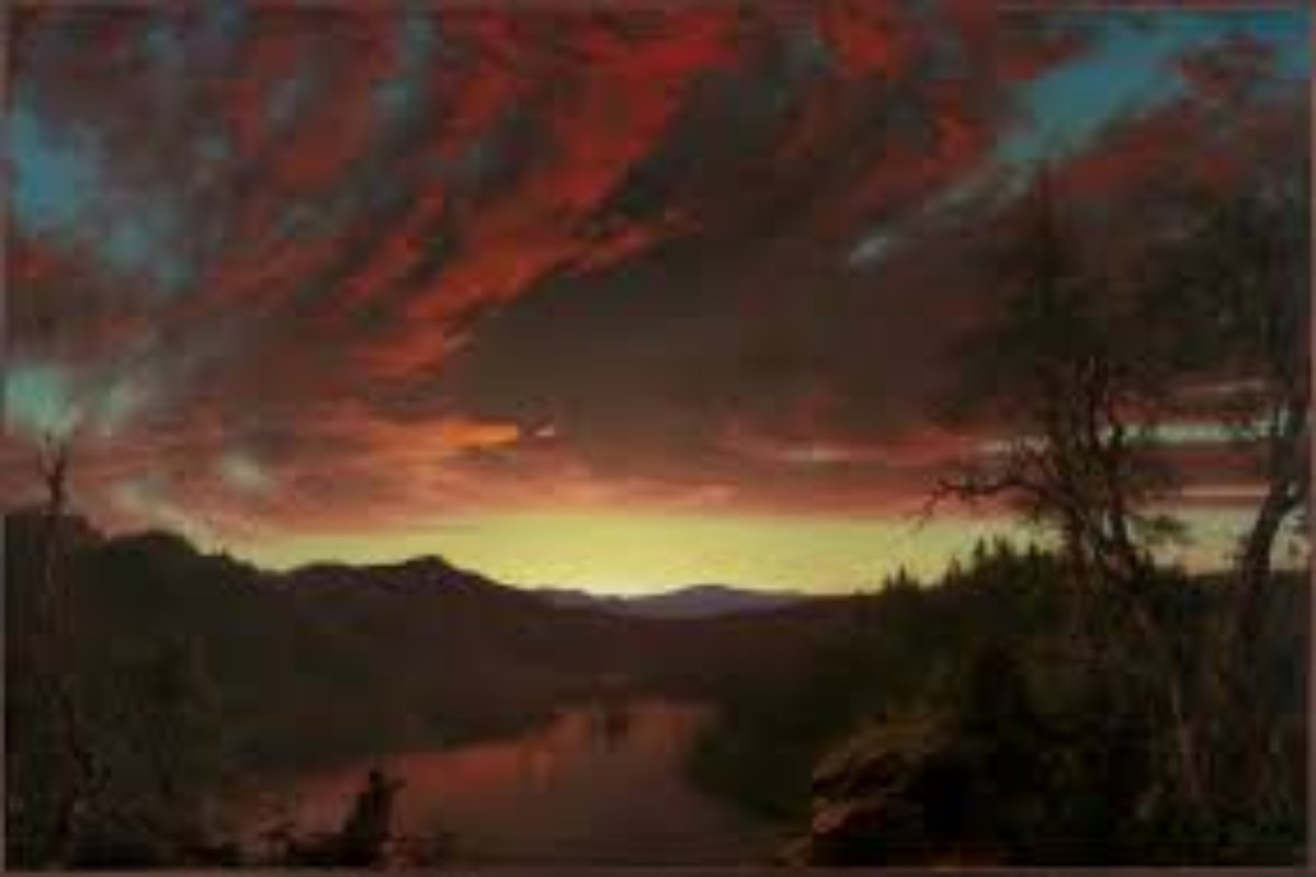 Painting of the Month - Twilight in the Wilderness