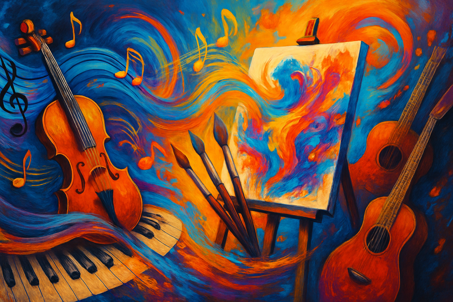 How Does Music Inspire Art?
