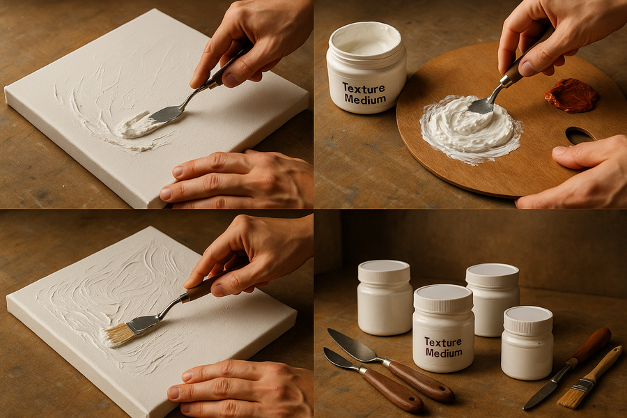 How to Use Acrylic Painting Texture Medium