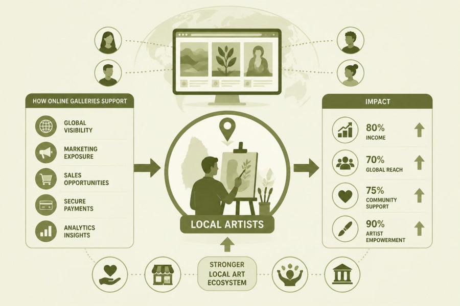 Supporting Local Artists Through Online Galleries