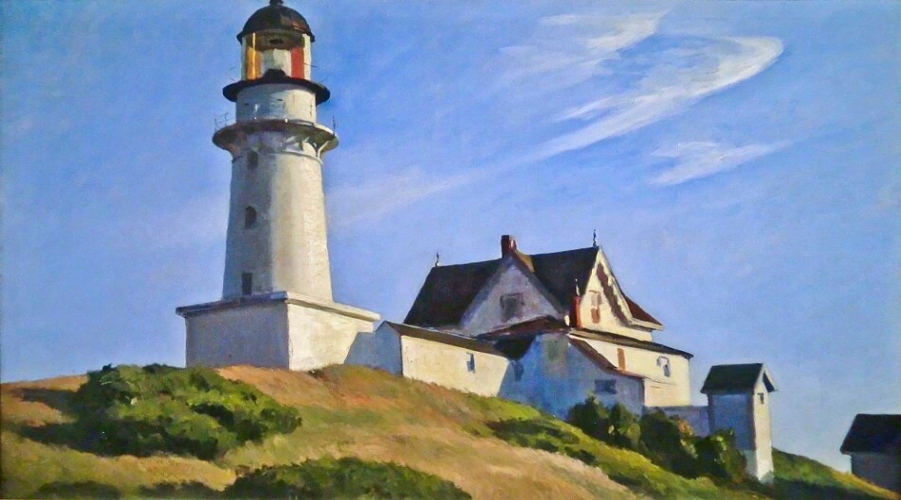 Painting of the Month - The Lighthouse at Two Lights (1929) by Edward Hopper