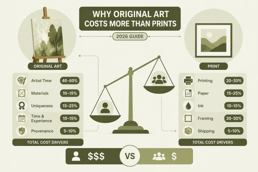 Why Original Art Costs More Than Prints: A 2026 Guide