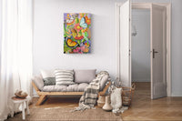 Dance of Colors and Wings painting