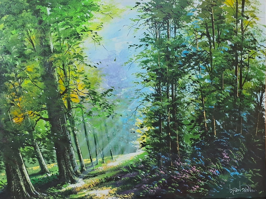 Forest Edge In Golden Light