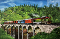 Journey Through the Emerald Hills Painting