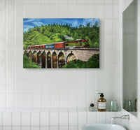 Journey Through the Emerald Hills Painting