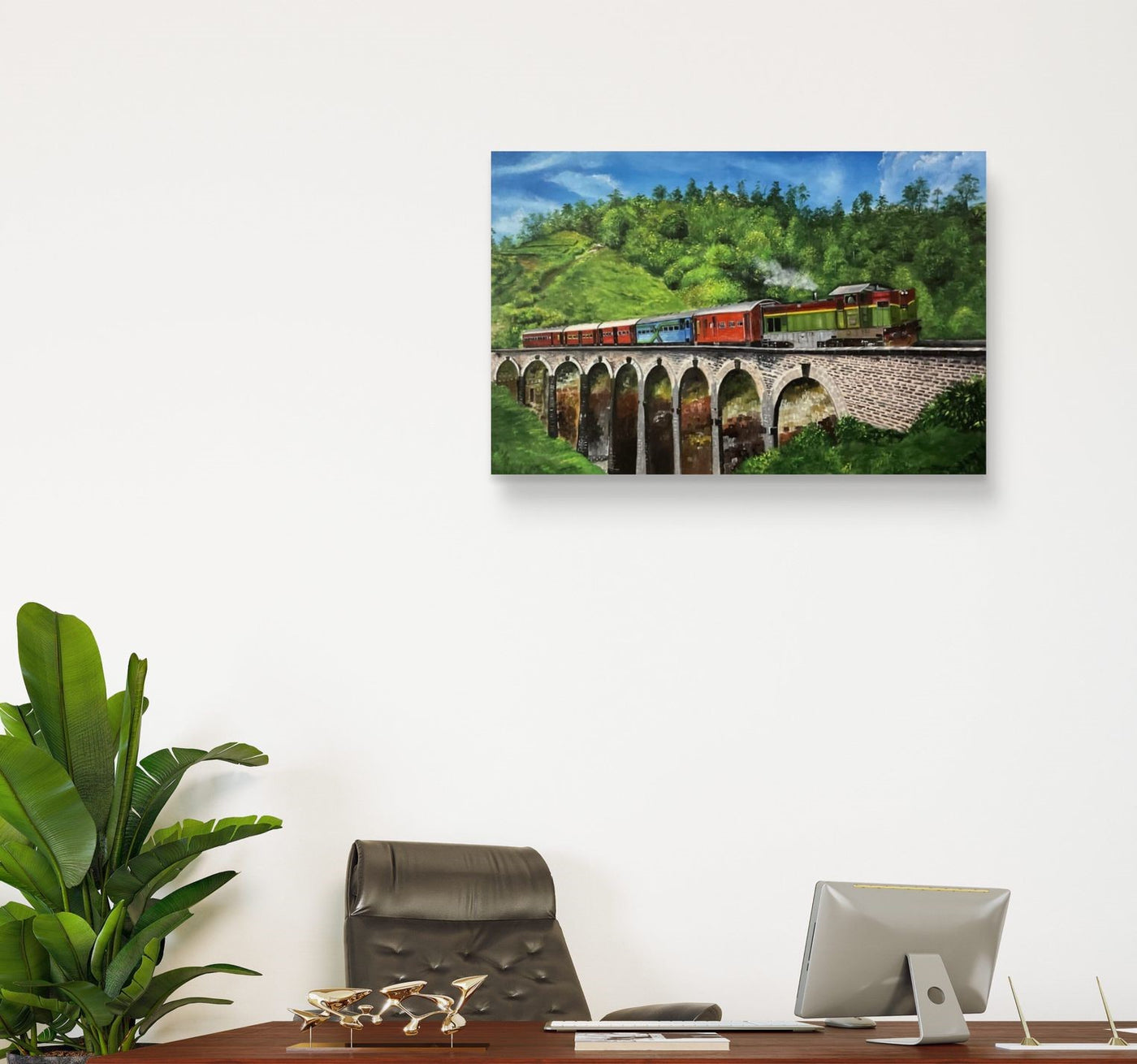 Journey Through the Emerald Hills Painting