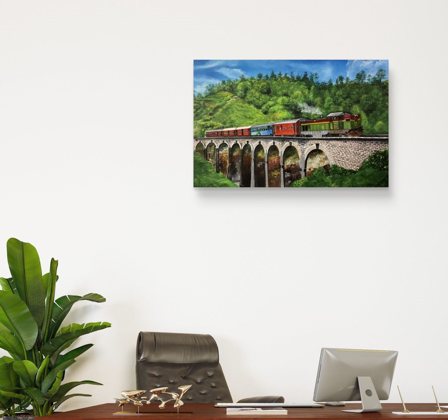 Journey Through the Emerald Hills Painting