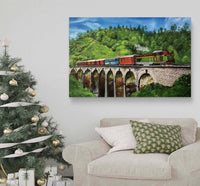 Journey Through the Emerald Hills Painting