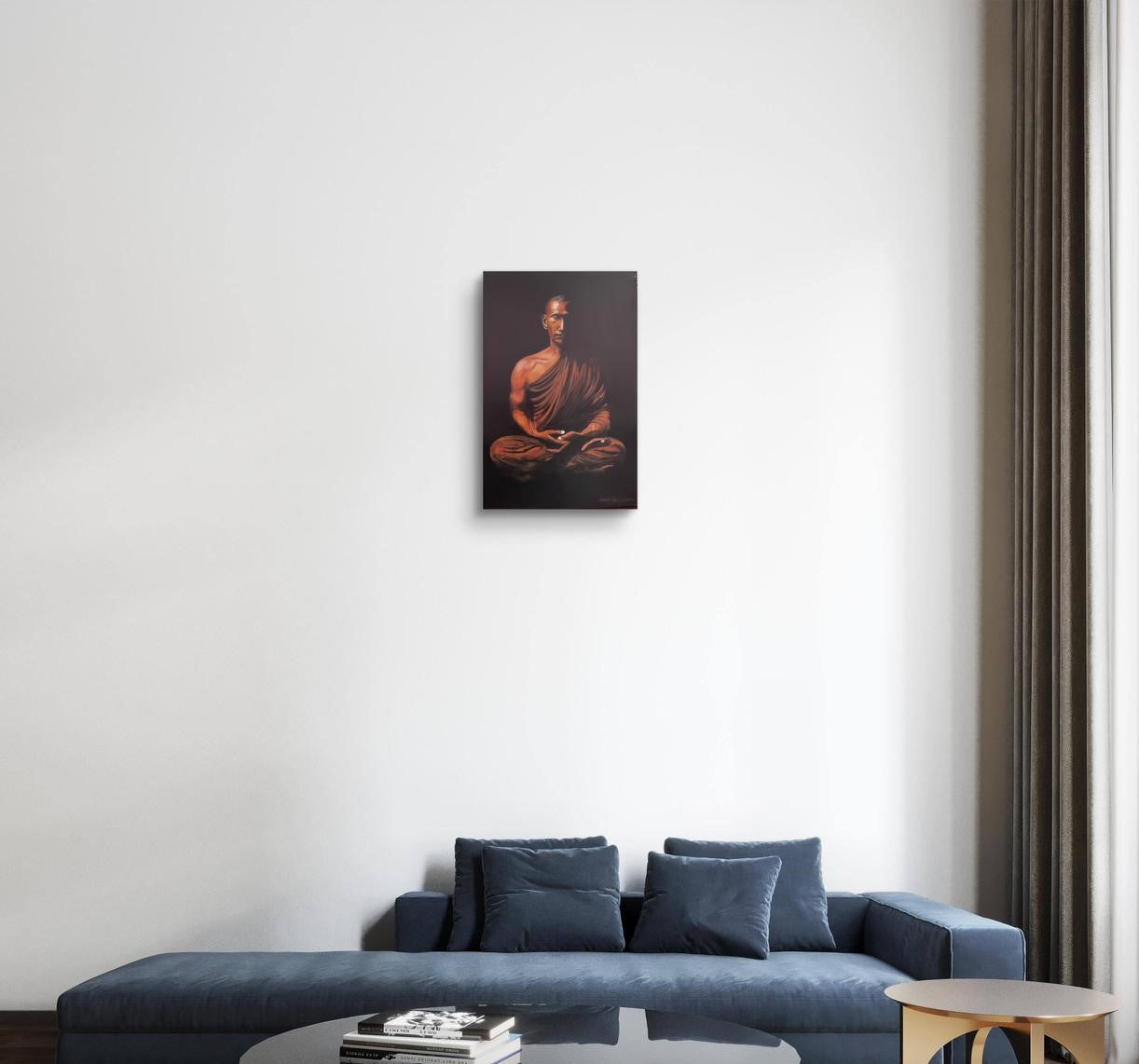 Meditation in Shadow and Light Painting