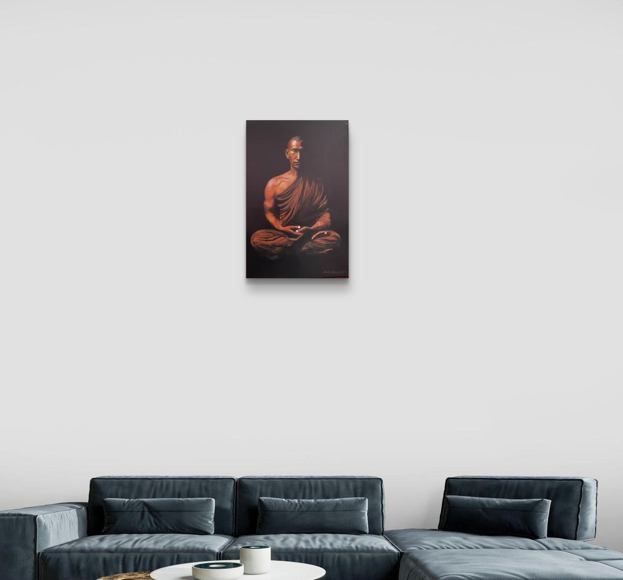 Meditation in Shadow and Light Painting