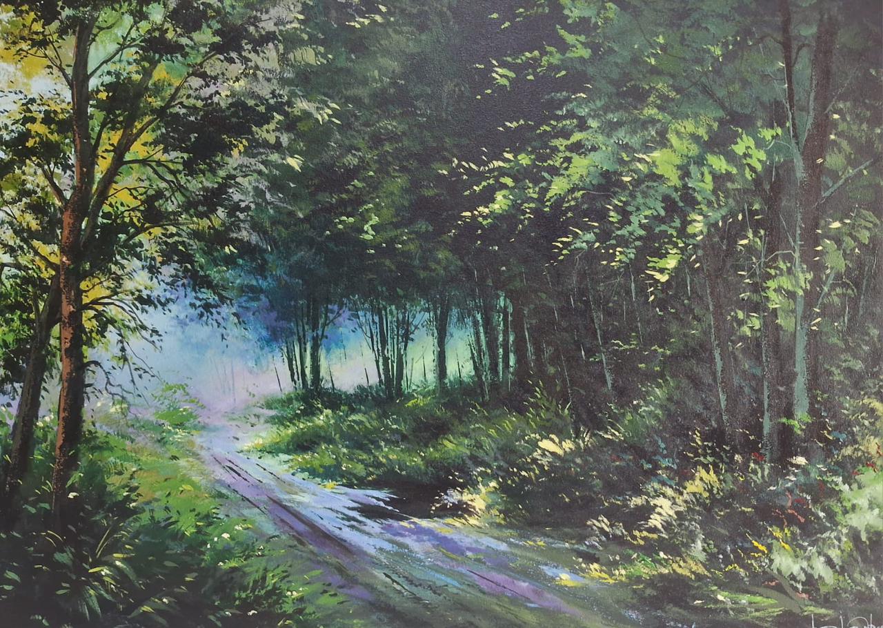 Pathway Through Quiet Woods