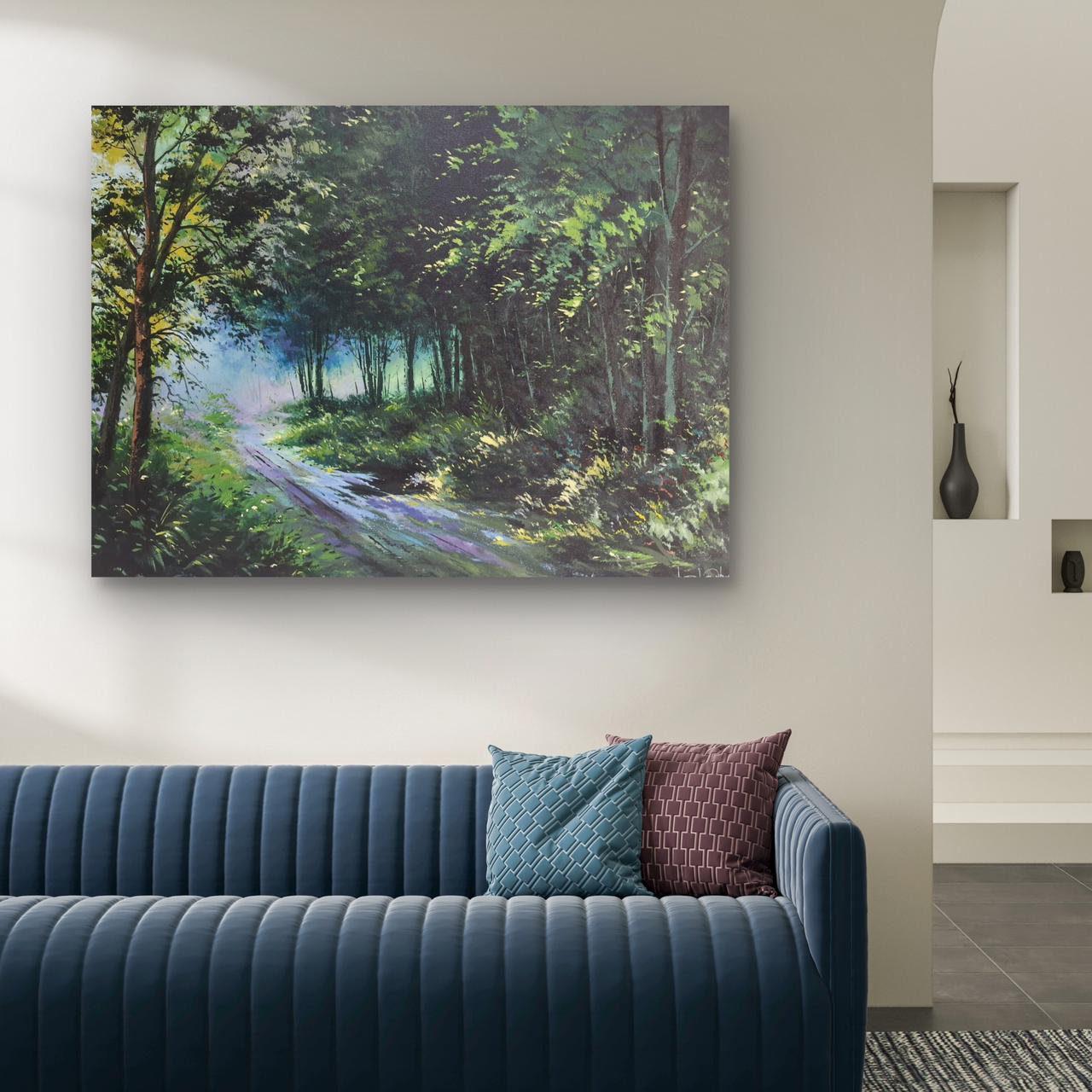 Pathway Through Quiet Woods