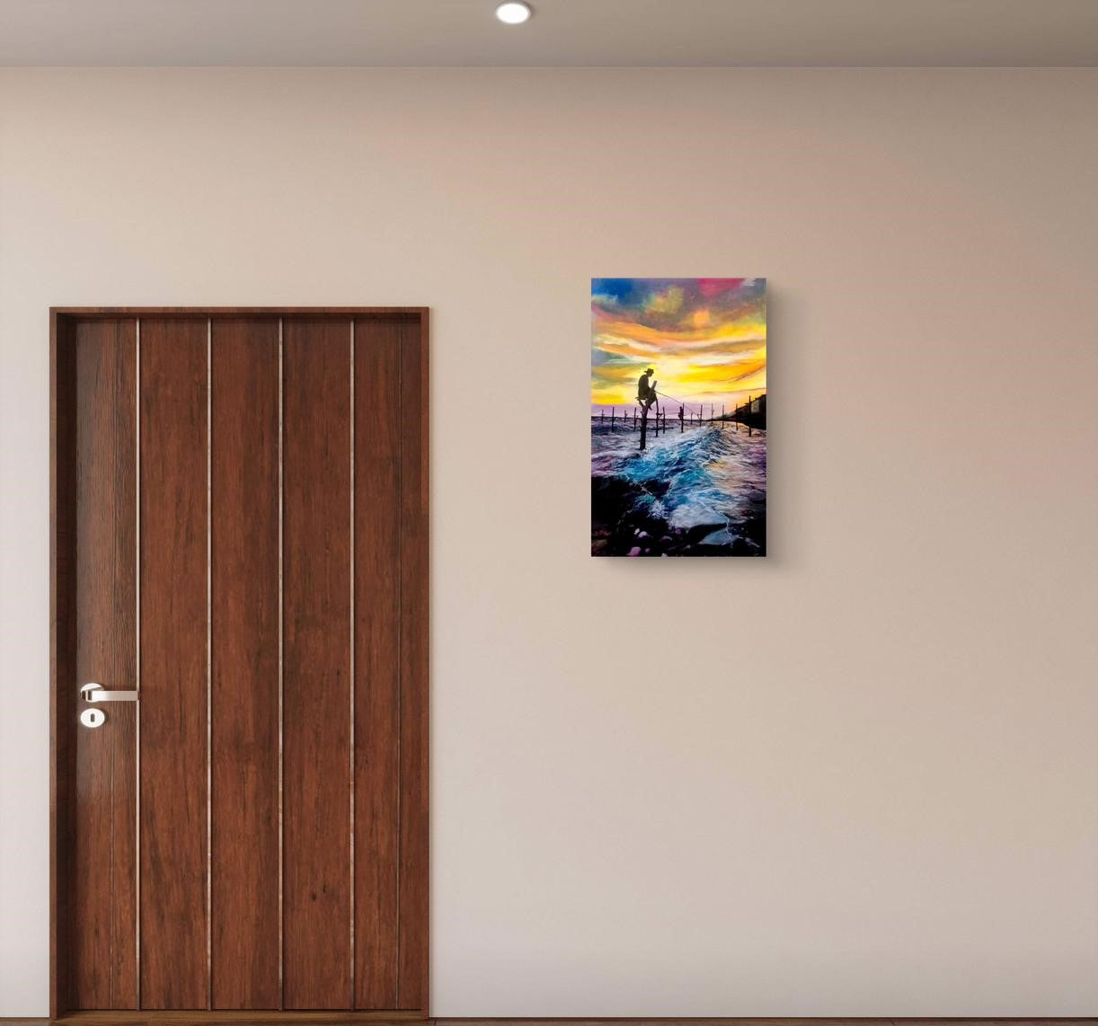 Still Above Waves Painting