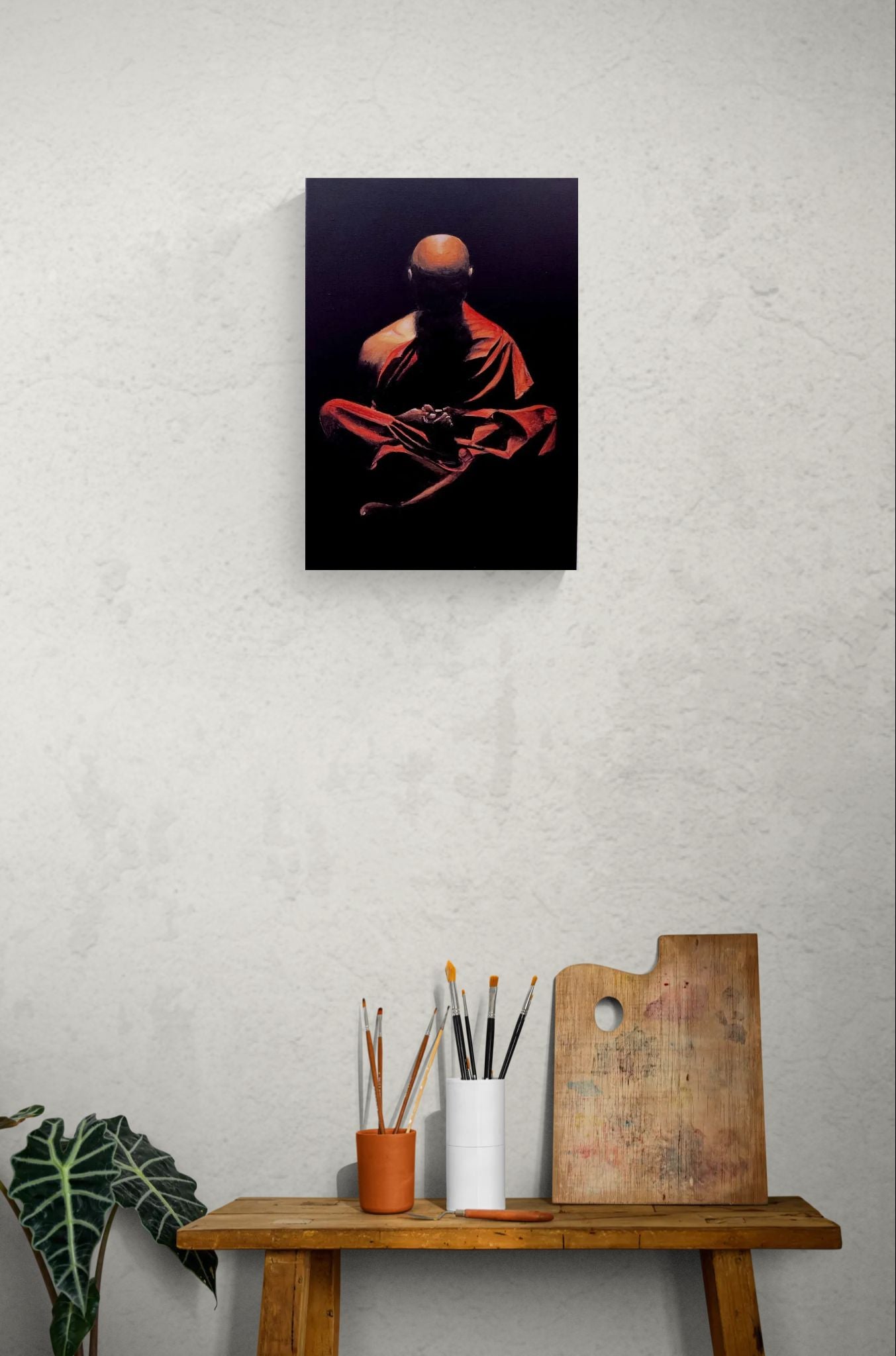 Stillness Beyond the Self Painting