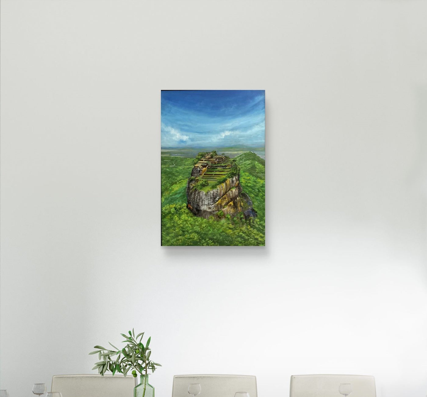 The Lion Rock Ascends Painting