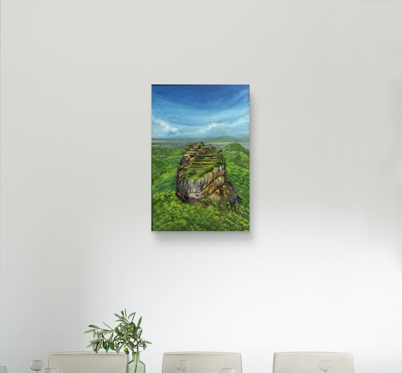 The Lion Rock Ascends Painting