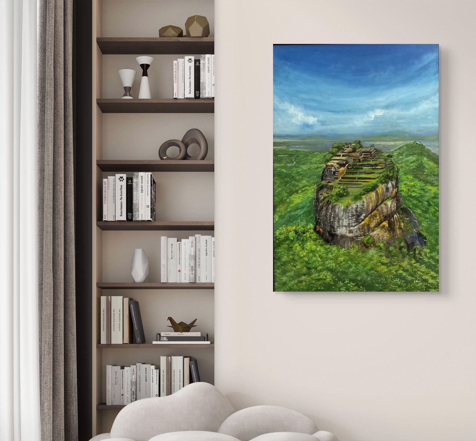 The Lion Rock Ascends Painting