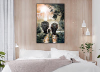 Walking Home at Dusk