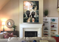 Walking Home at Dusk