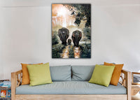 Walking Home at Dusk