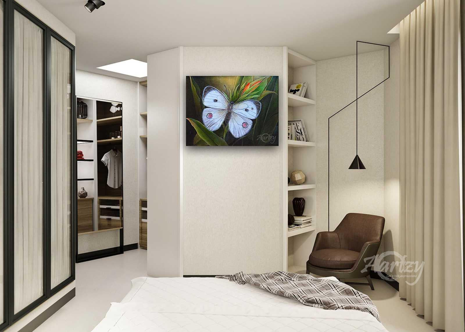 A Silhouette Robed in White