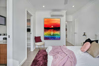 Rainbow Hues at Sunset
