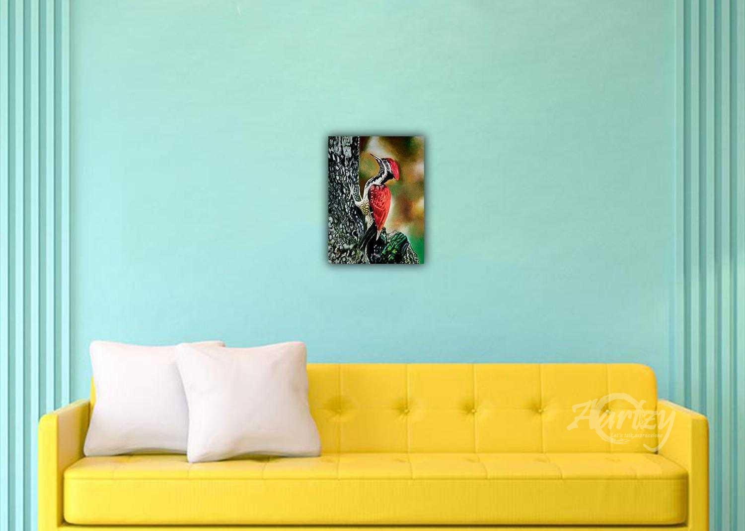 Scarlet Feathered Visitor