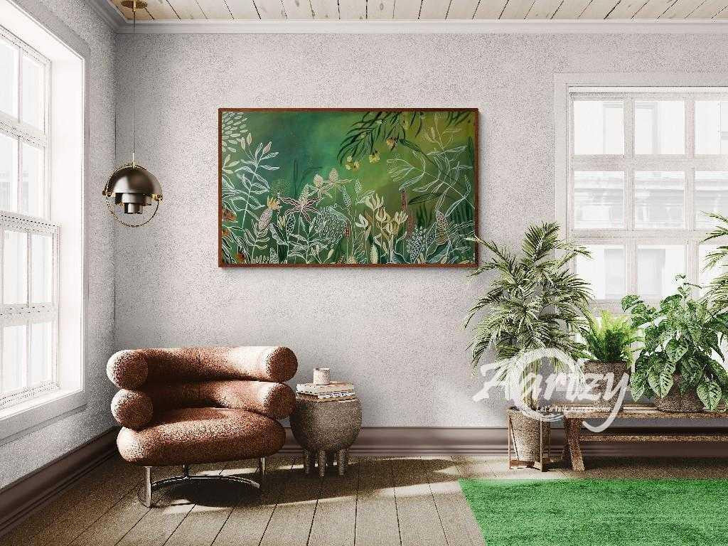 Rain Forest in Abstract