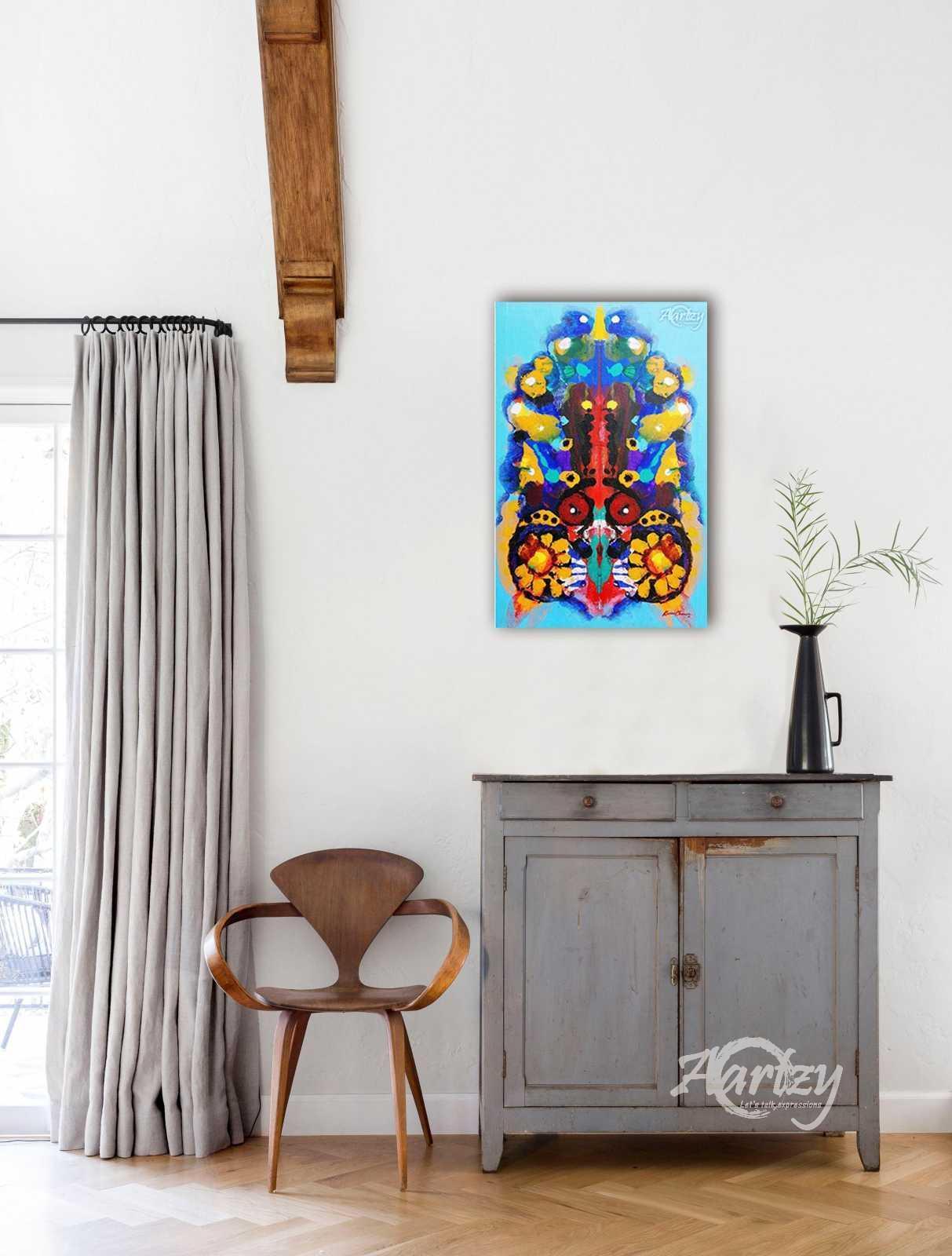 Smears on a Flamboyant Mask