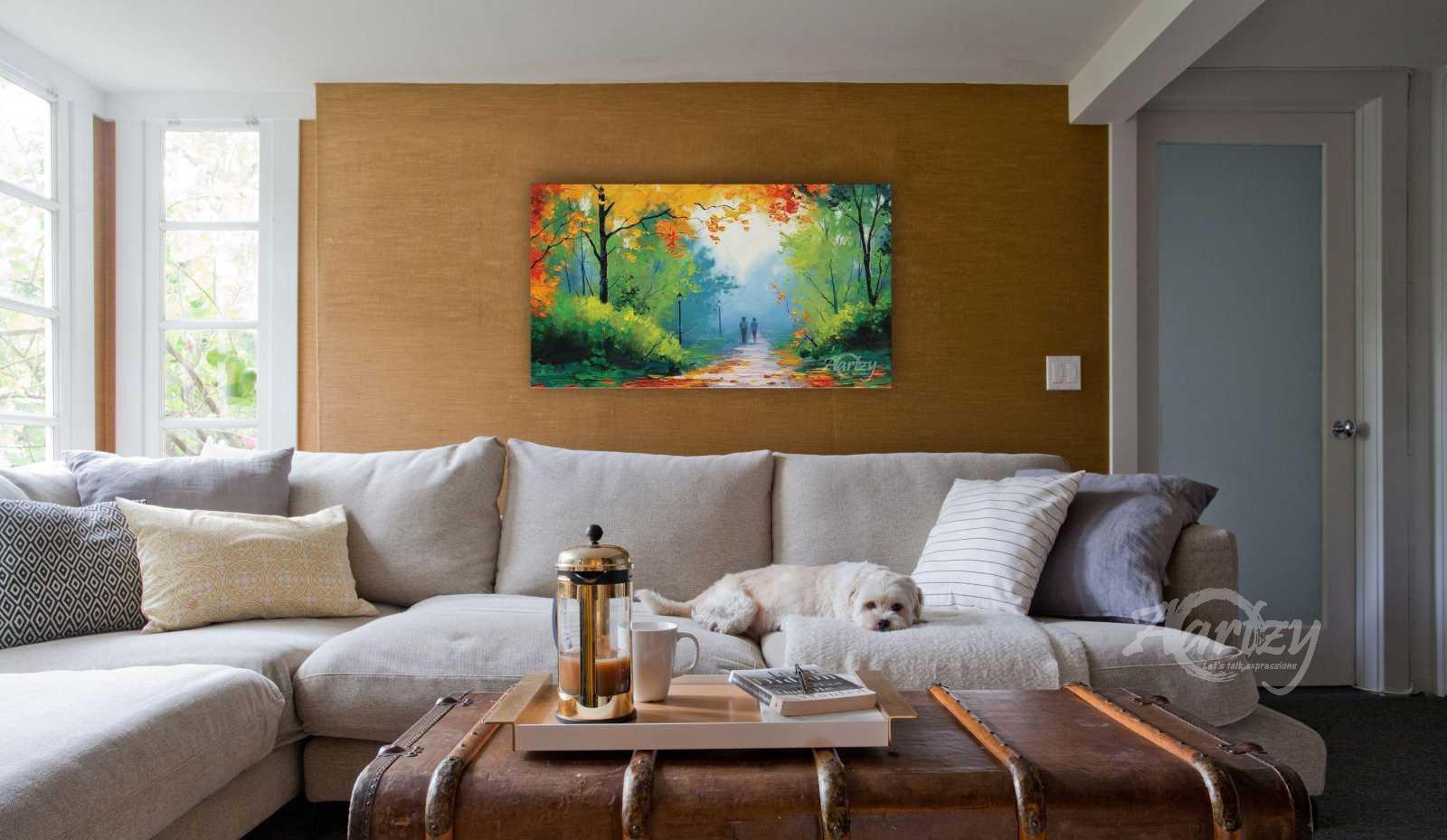 Evening Stroll in the Autumn