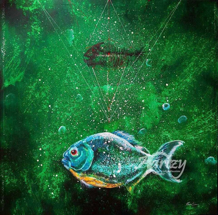 Fish in Binary Spheres