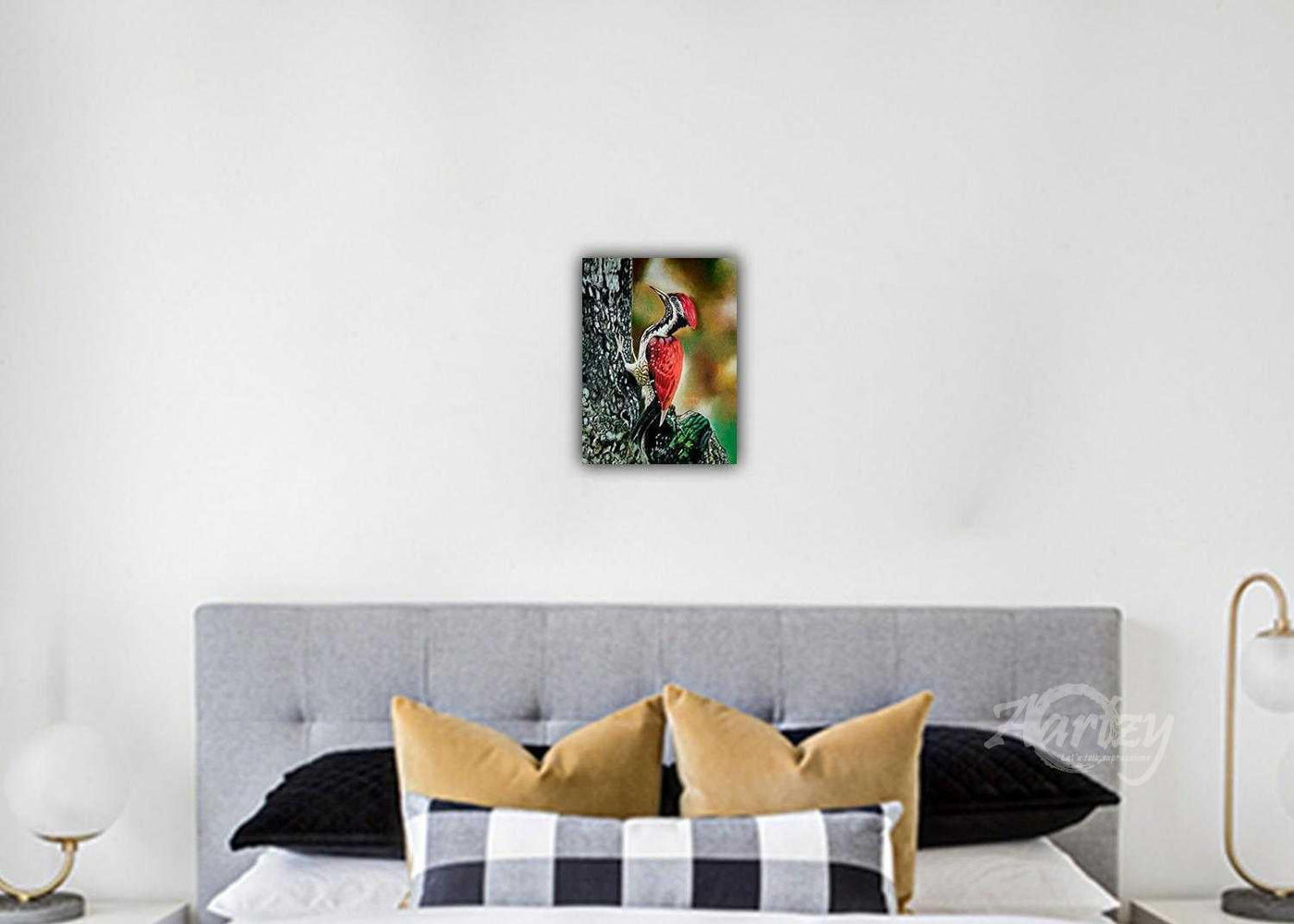 Scarlet Feathered Visitor