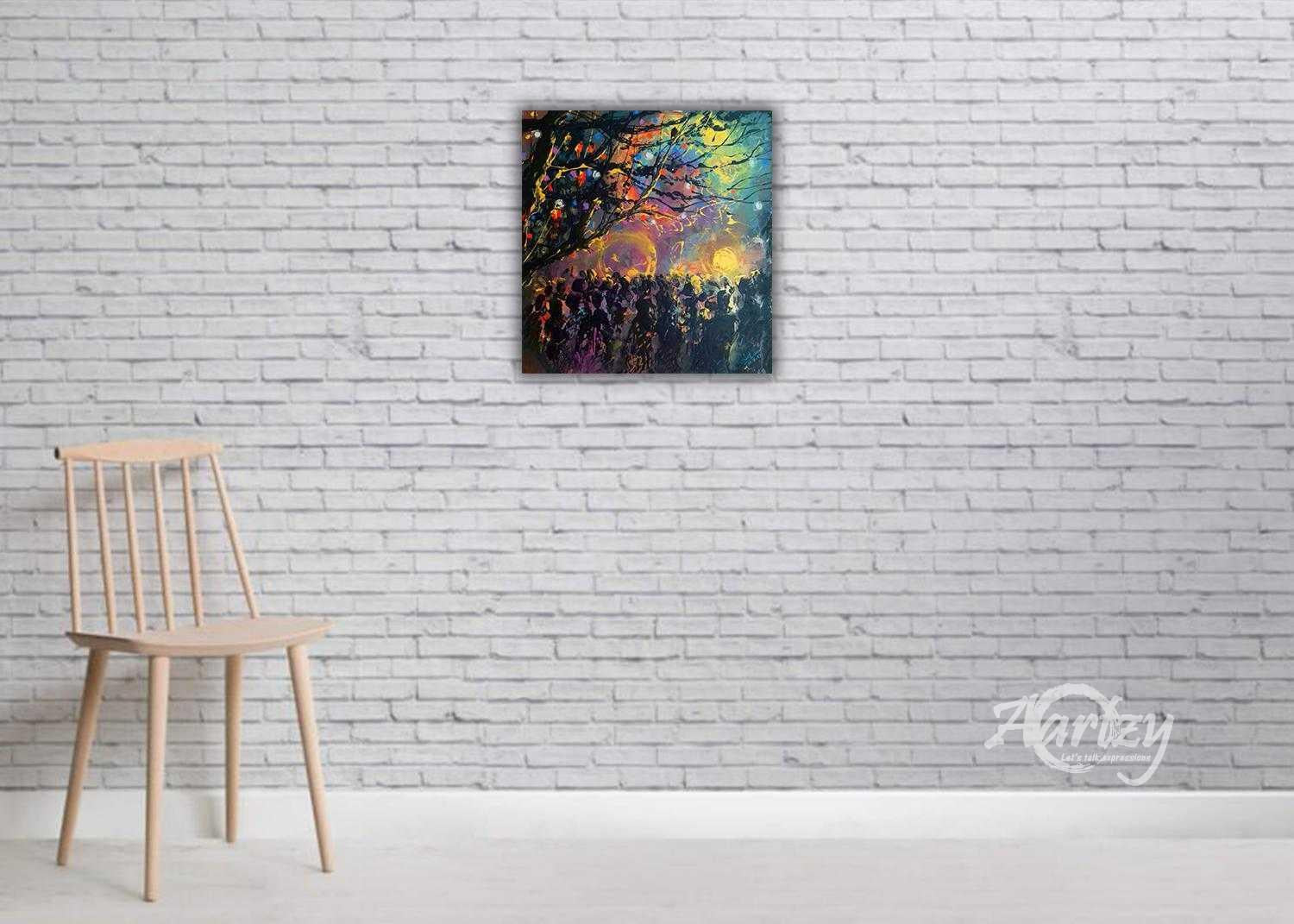 The Wesak Pandol and the Crowd